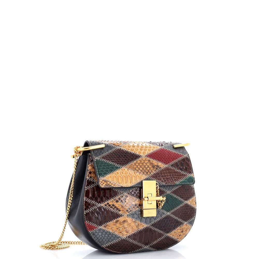 Chloe Drew Crossbody Bag Python Small #242584C57B - image 2